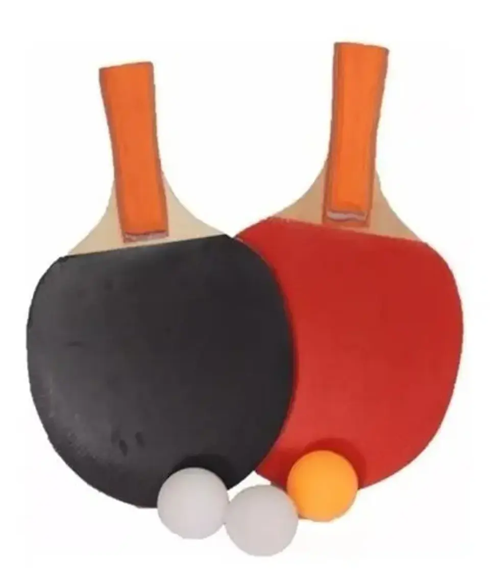 Ping Pong Set 2 Raquetas + 3 Bolas + W7-3 Deporte Juego  2