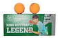 Ping Pong 10und  Pelotas Raqueta Tennis  Juego Estrella Roja - Miniatura 3