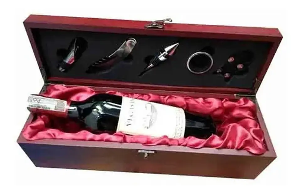 Caja Estuche Sacacorchos Vino Botellas Abridor Tool Set 1