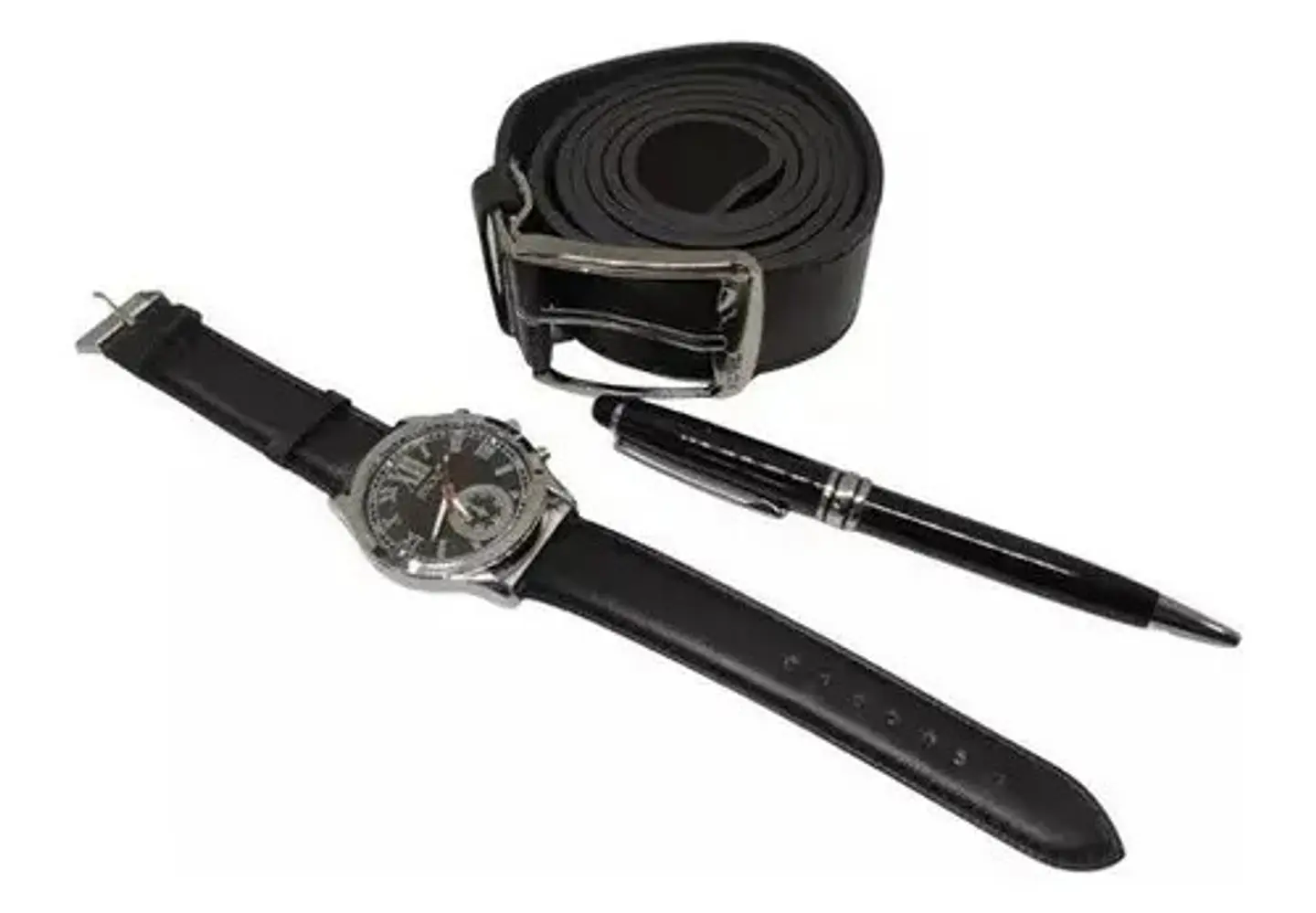Correa + Reloj Estuche Kit  Hombre Regalo Cinturón 16065 2