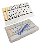 Domino Juego Mesa Caja Plástica Fichas Casino Cartas  4006 - Miniatura 1