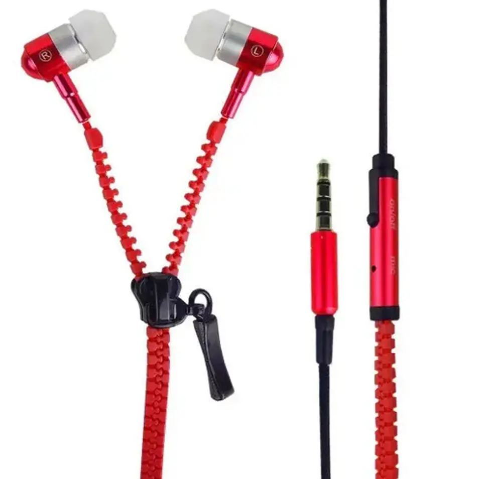 Audífono Cremallera Microfo Auriculares Audio Hdl-802 2