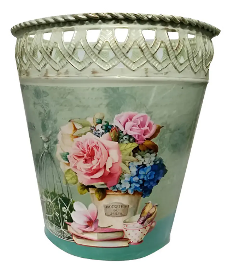 Maceta Matera 17x15 Cm  Mata Flores Decoración 16011   1