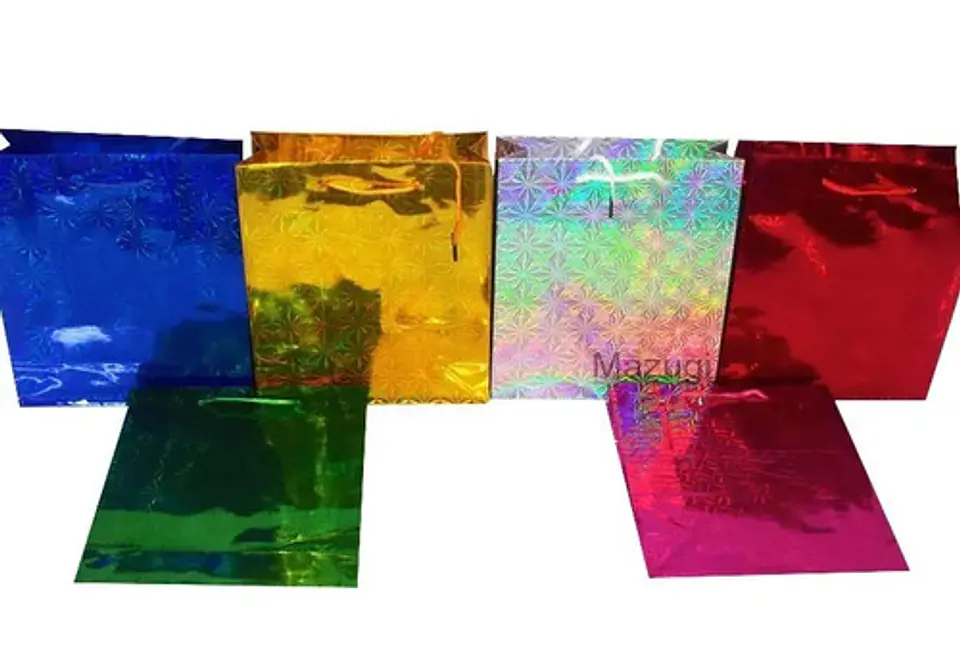 Regalo Bolsas Tornasol Metalizada  29x38 Cm X 1 045f J.e 1