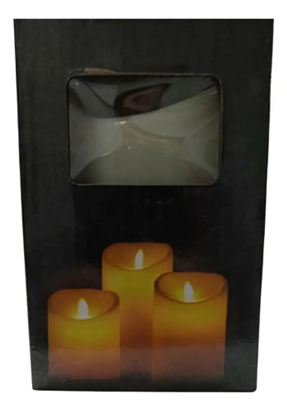 Vela Eléctrica Led Luz Decoración Lampara 12cm Linterna  3