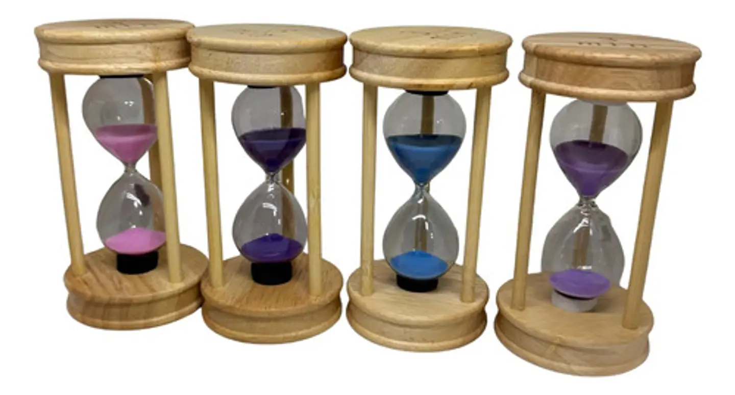 Reloj Arena 3 Minutos Vidrio Temporizador Decoración Tiempo 2