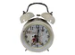 Reloj Despertador Alarma Mesa Mickey Campana Hora Luz Metal - Miniatura 2