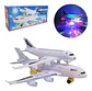Transporte Avión Juguete Luces Sonido Movimiento Niños Bebe - Miniatura 1