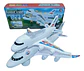 Transporte Avión Juguete Luces Sonido Movimiento Niños Bebe - Miniatura 2