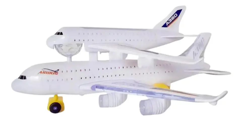 Transporte Avión Juguete Luces Sonido Movimiento Niños Bebe 3