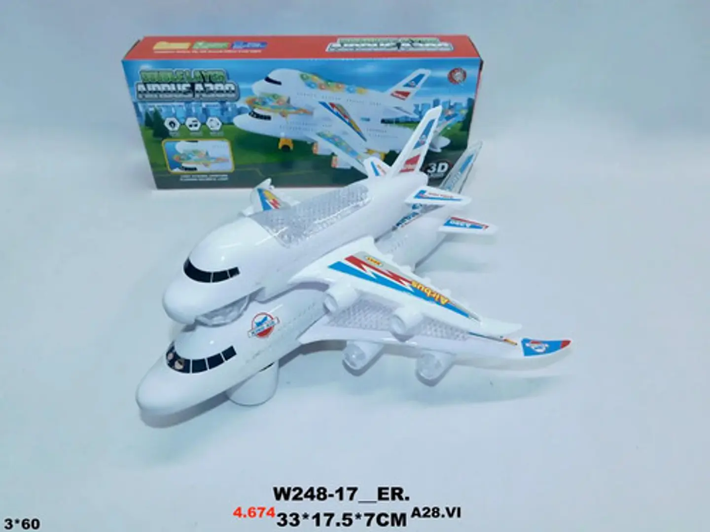 Transporte Avión Juguete Luces Sonido Movimiento Niños Bebe 5