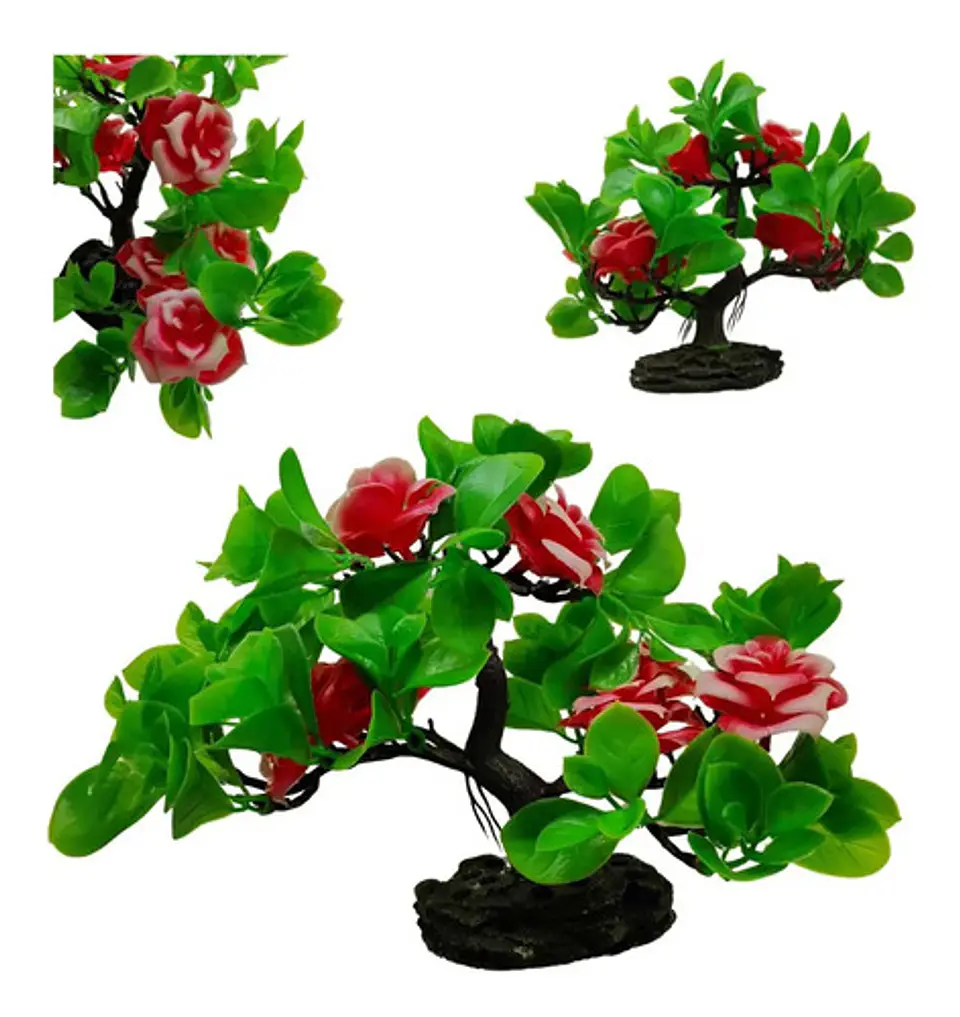 Acuario Matas Decorativas Flores Artificiales Peces Decorac  1
