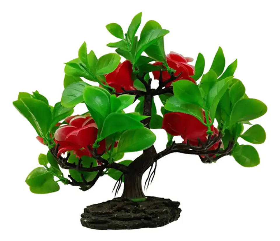 Acuario Matas Decorativas Flores Artificiales Peces Decorac  4