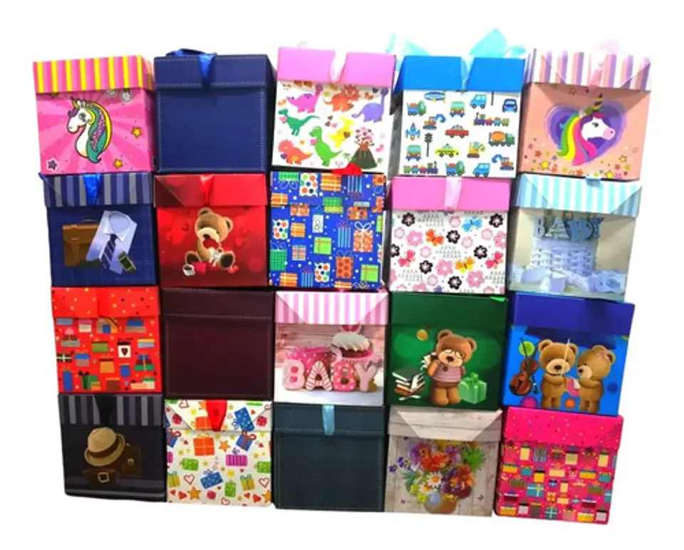 Cajas Regalo 22  Cms Regalo Sorpresas Cumpleaños Niños 2