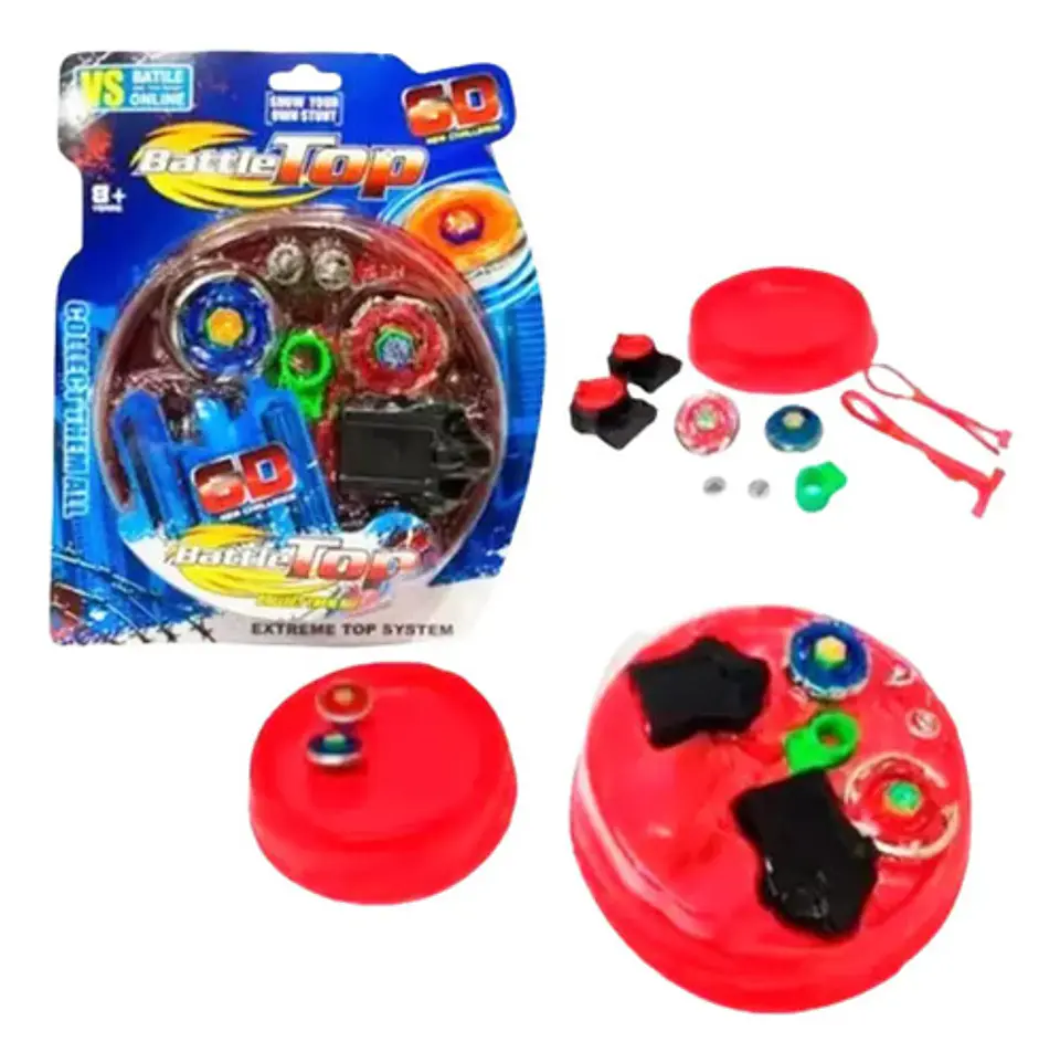 Beyblade Metal Fusión Pista Estadio Con 2 Discos Juguete Jue 1
