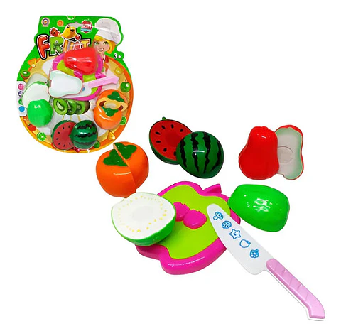 Frutas Juguete Juego Cocina Chef Niños Losa Verduras Didact