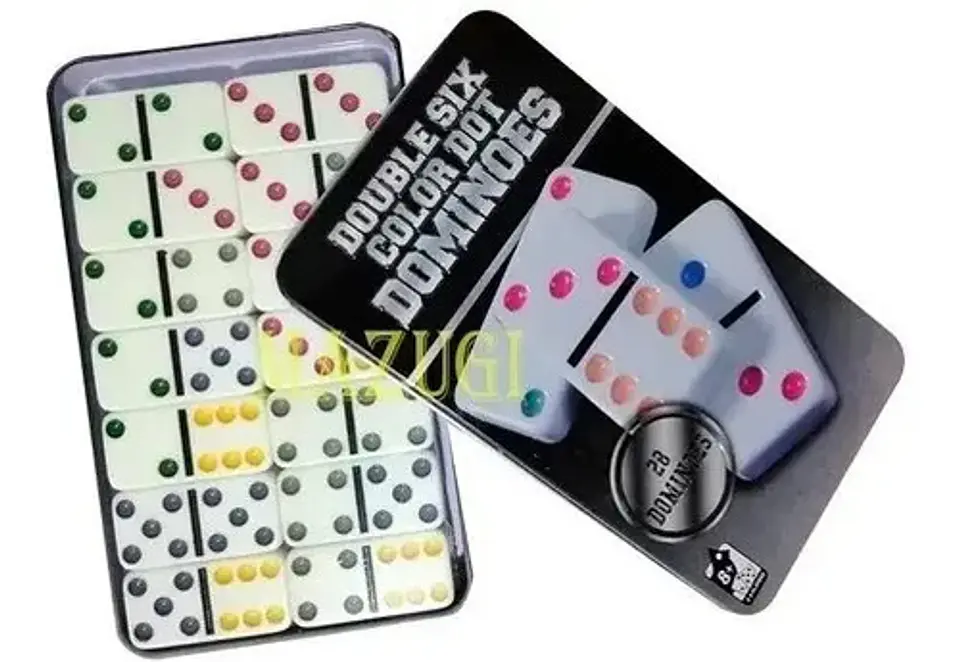 Dominó 28 Fichas Juego De Mesa Juego Estrategia Caja Fichas 2