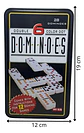 Dominó 28 Fichas Juego De Mesa Juego Estrategia Caja Fichas - Miniatura 3