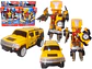 Robot Transforme Carro Movimiento Juguete Figura Articulada  - Miniatura 1