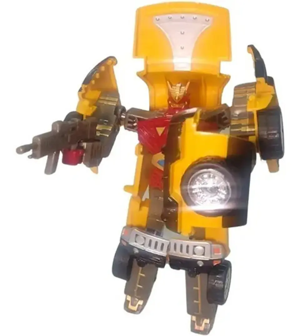 Robot Transforme Carro Movimiento Juguete Figura Articulada  2
