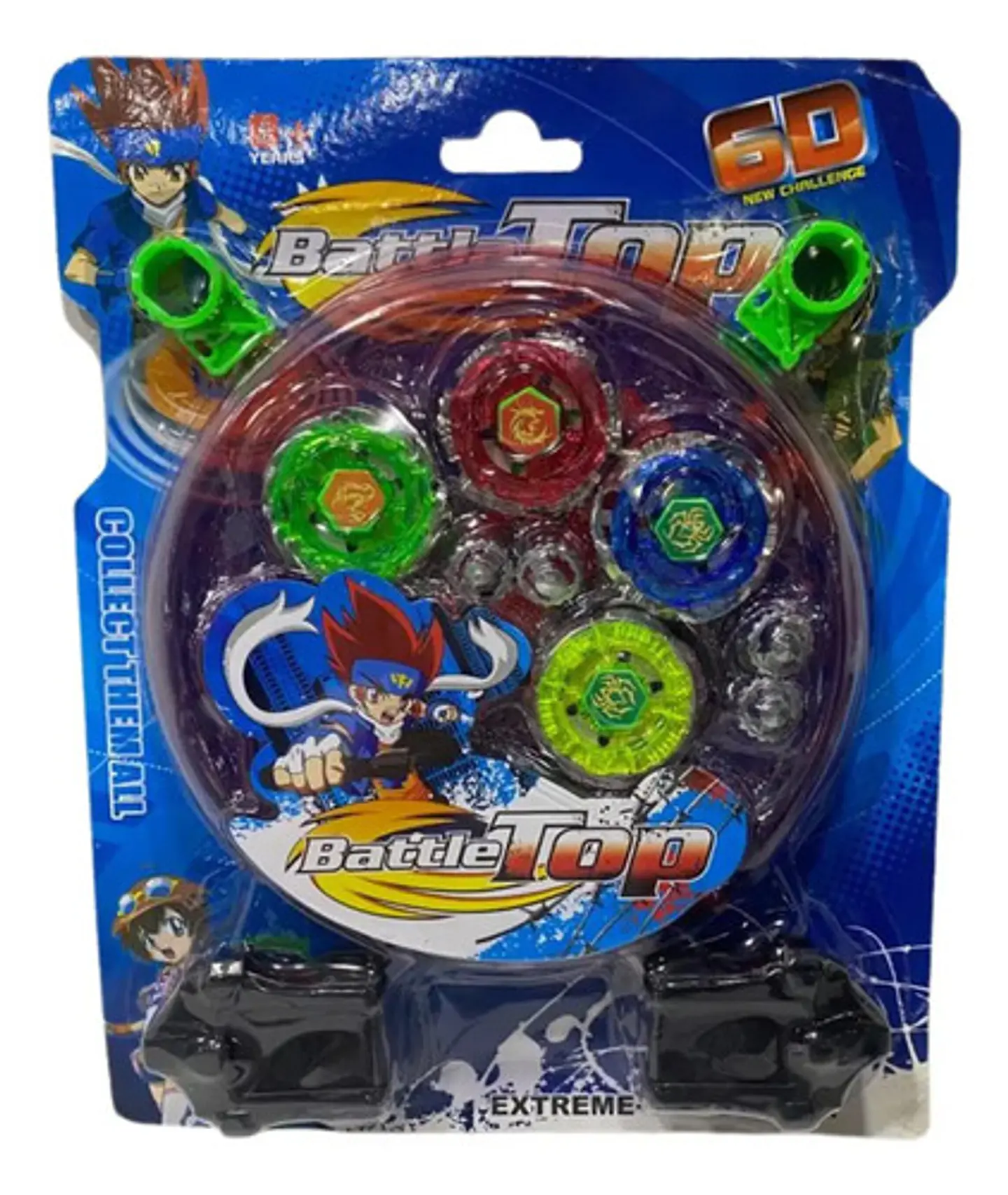 Estadio De Batalla Beyblade Generico +dos Beyblade Juguete  2