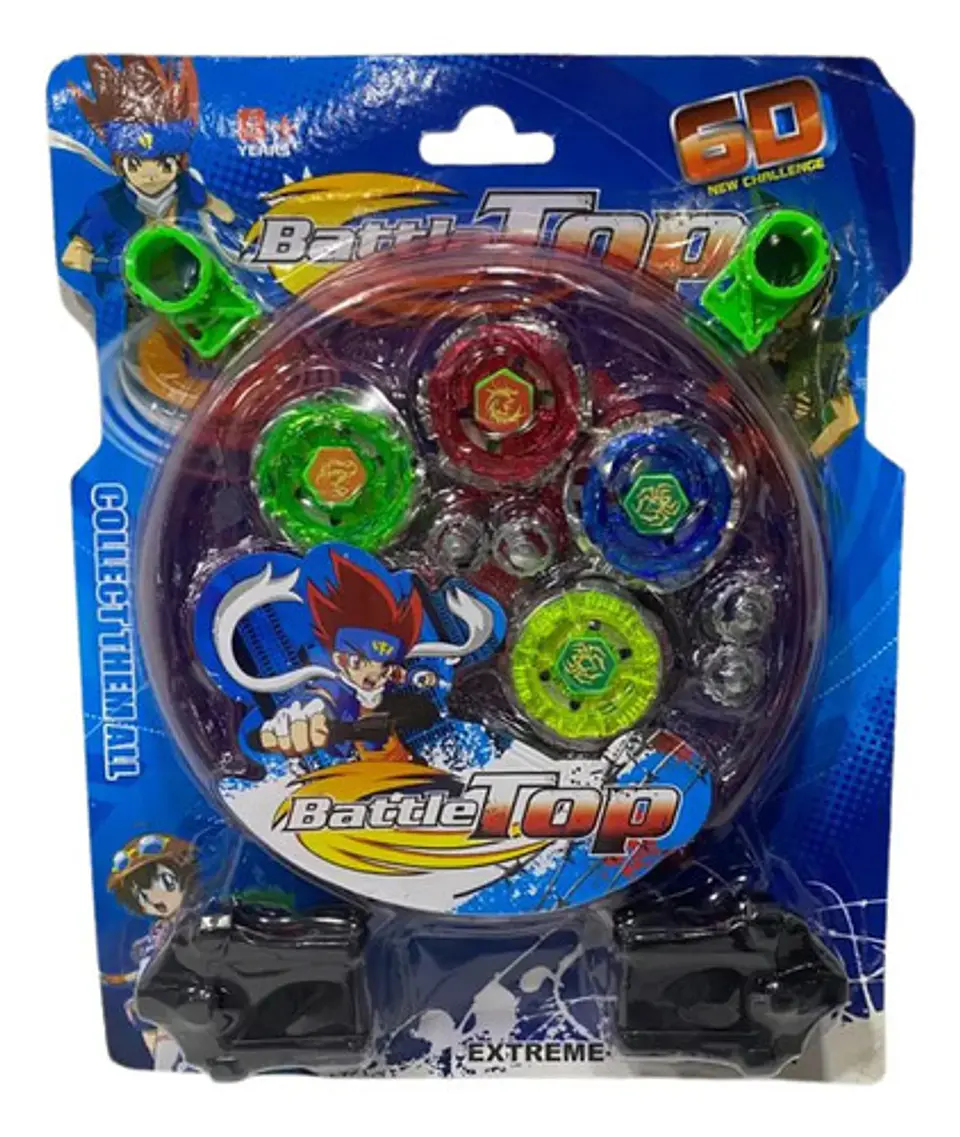 Estadio De Batalla Beyblade Generico +dos Beyblade Juguete  2