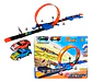 Pista Carros 360 Cars  Coche Lanzador Juguete 2 Corros Niños - Miniatura 1