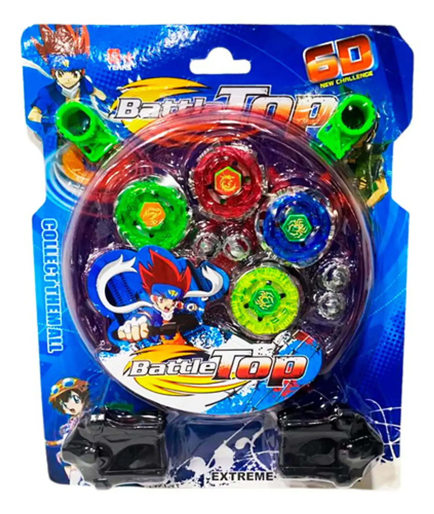 Estadio De Batalla Beyblade Generico +dos Beyblade Juguete  2