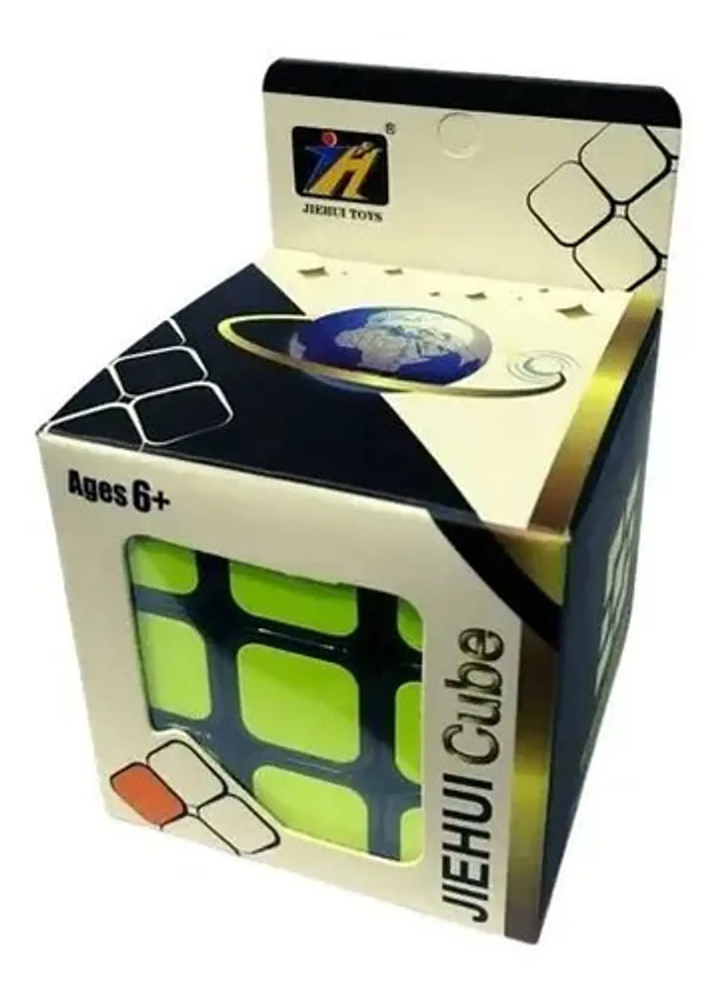 Cubo Rubik 3d Rompecabezas Mágico Rubik Juguete Plateado 2