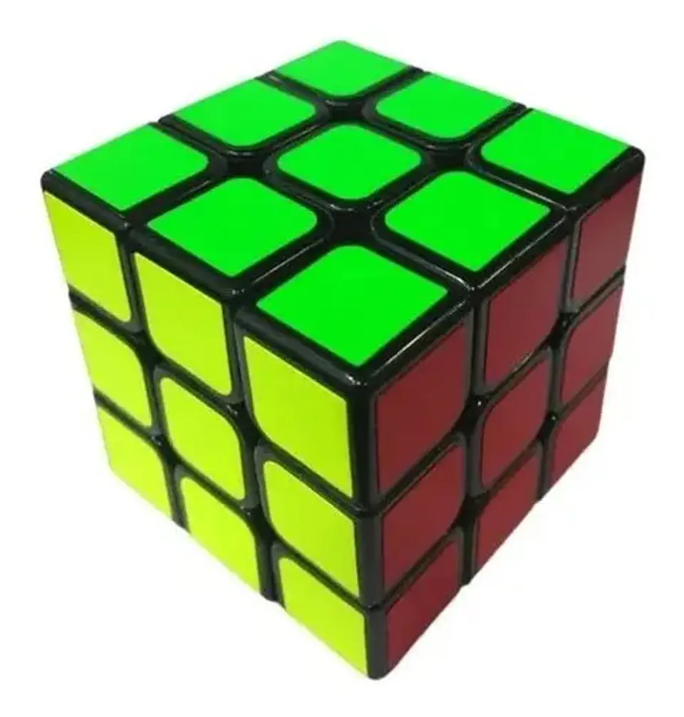 Cubo Rubik 3d Rompecabezas Mágico Rubik Juguete Plateado 3