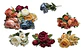 Matas Rosas Flores Artificiales Decoración Plantas 119-87 - Miniatura 1