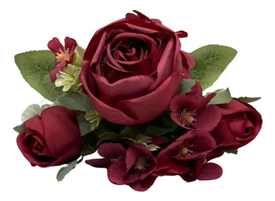 Matas Rosas Flores Artificiales Decoración Plantas 119-87 3