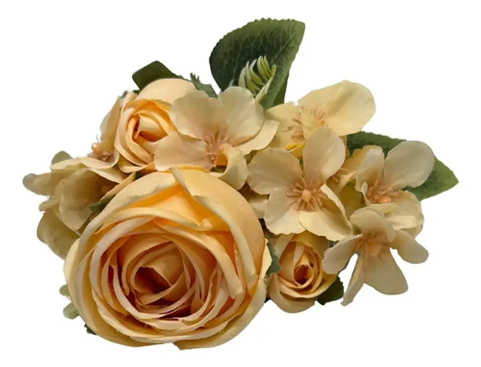 Matas Rosas Flores Artificiales Decoración Plantas 119-87 5