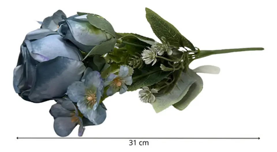Matas Rosas Flores Artificiales Decoración Plantas 119-87 8