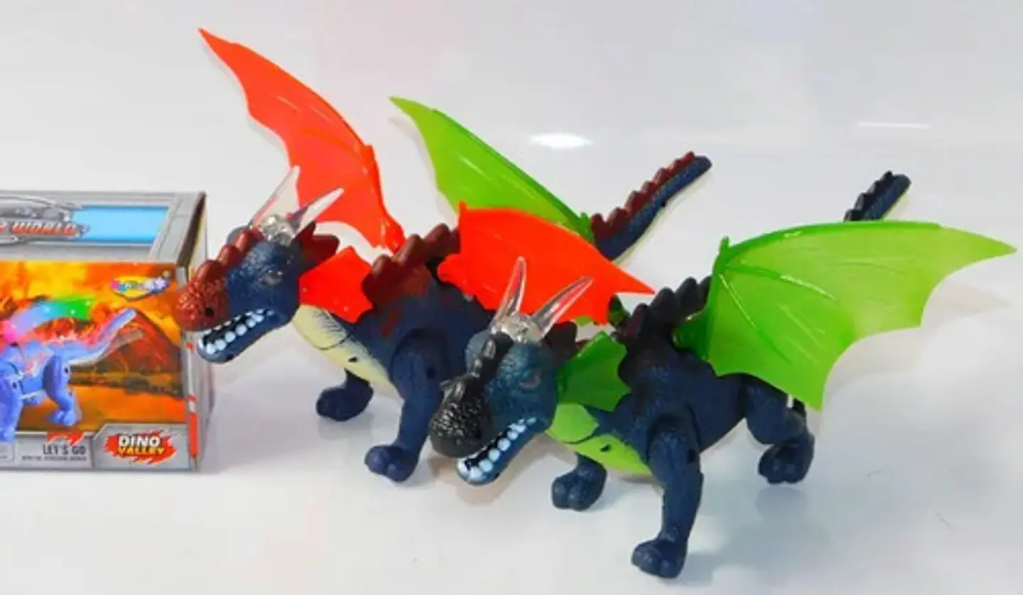 Dragón Chimuelo  Dino Rex Juguete Luces Sonido Figura  2