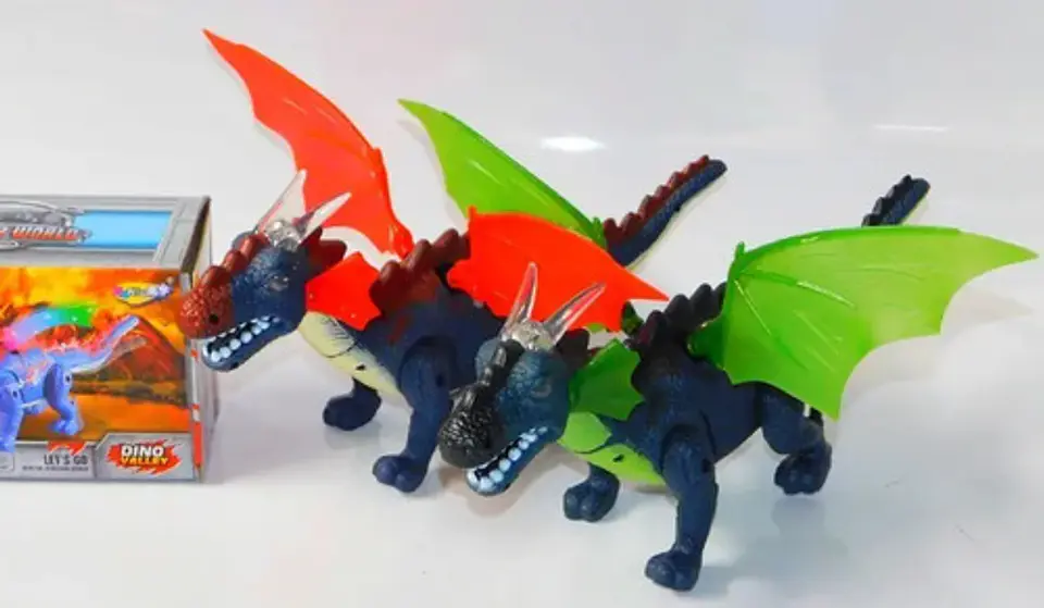 Dragón Chimuelo  Dino Rex Juguete Luces Sonido Figura  2