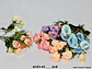 Rosas Flores Artificiales Decoración Matas Enredadera Flor   - Miniatura 2