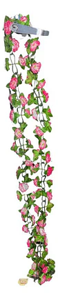 Enredadera 1 Paquete 218  Cm Hoja Mata Flores Rosas 119-76  - Miniatura 2
