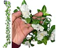 Enredadera 1 Paquete 218  Cm Hoja Mata Flores Rosas 119-76  - Miniatura 5