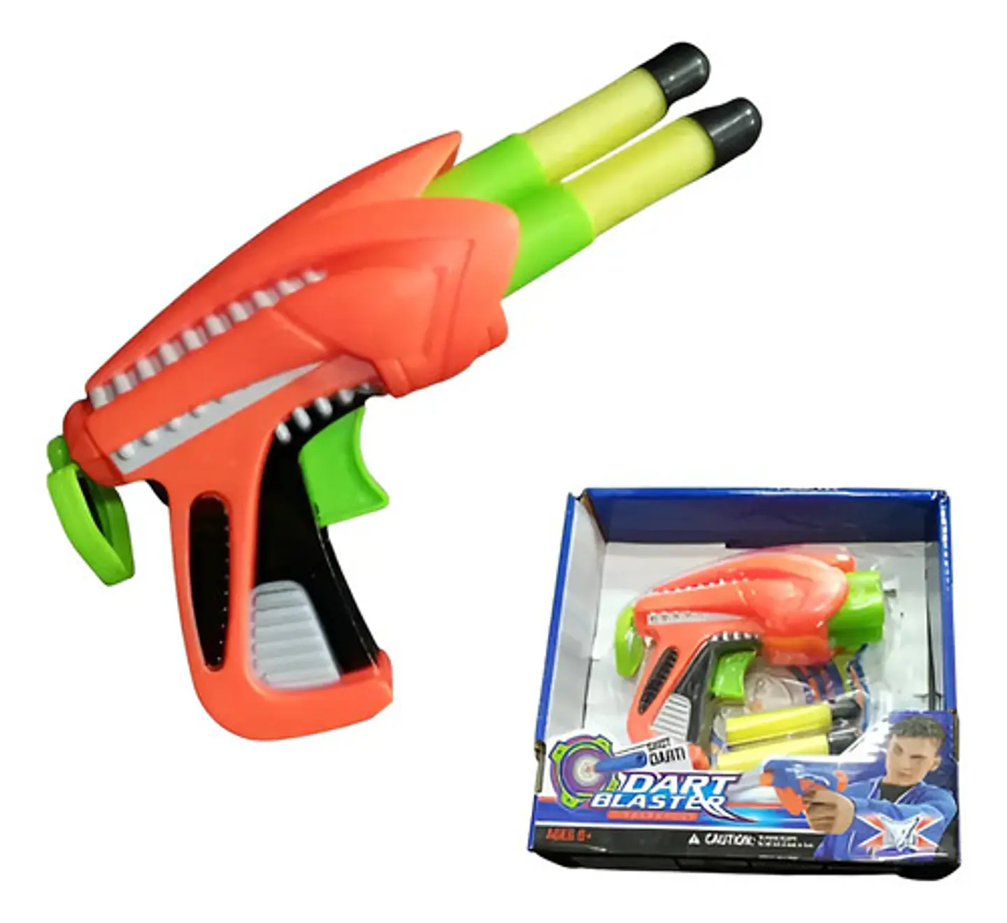  Set Juguete Pistola Tipo Nerf 3 Balines + 24 Dardos Niño  1