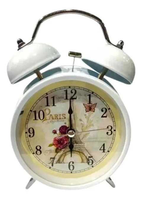 Reloj Despertador Campana Alarma Grande Visión Nocturna 