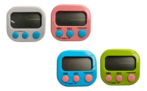 Cronómetro Digital Alarma Temporizador Cocina Lcd Digital