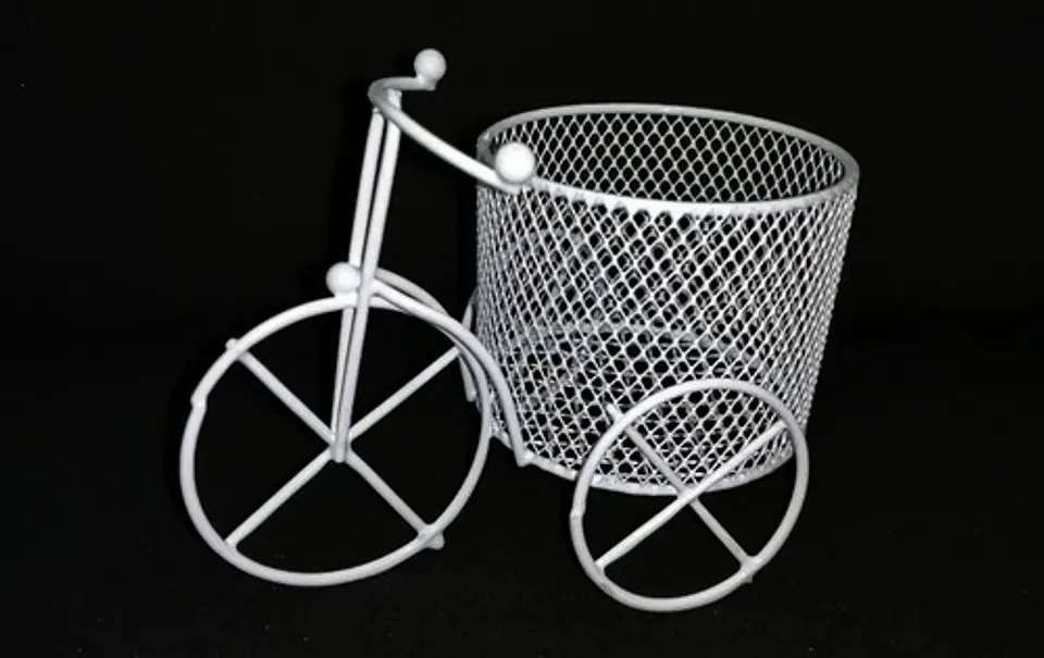 Vela + Bicicleta Decoración Recordatorio Luz Led 7x 5 Cm  5