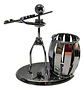 Mazugi Porta Esferos Musico Metal Plateado 1 Compartimento - Miniatura 4