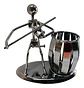 Mazugi Porta Esferos Musico Metal Plateado 1 Compartimento - Miniatura 9
