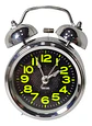  Alarma Reloj Despertador Mesa Plateado Campana Ref 670b - Miniatura 2