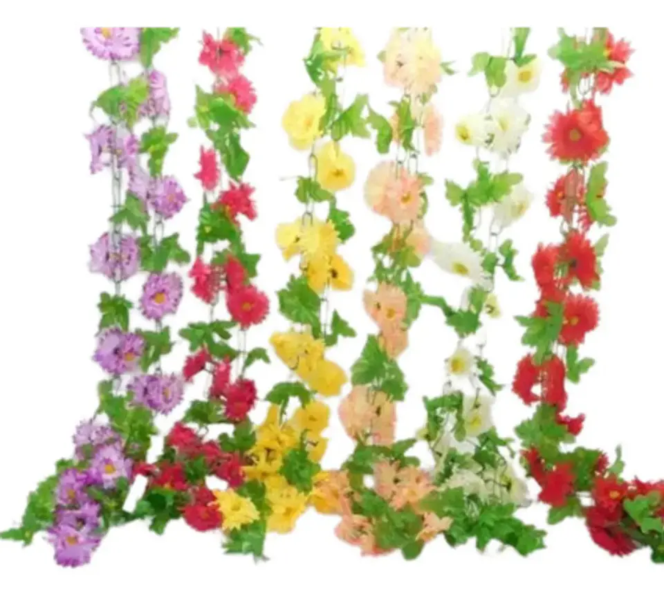 Enredadera 1 Paquete 240  Cm Hoja Mata Flores Rosas 119-77 1