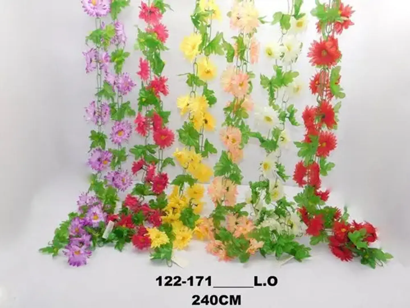 Enredadera 1 Paquete 240  Cm Hoja Mata Flores Rosas 119-77 2