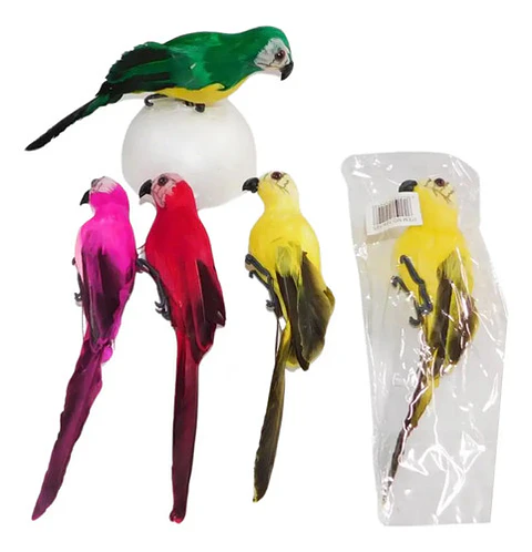 Pájaro Decorativo Aves Centros De Mesa Eventos Fiestas Flor