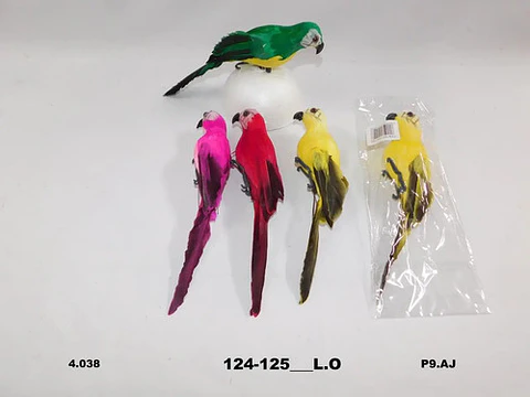 Pájaro Decorativo Aves Centros De Mesa Eventos Fiestas Flor